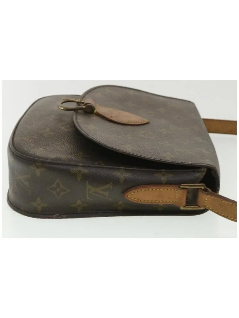 Authentic LOUIS VUITTON Monogram Saint Cloud GM Shoulder Bag M51242 LV - Picture 14 of 16